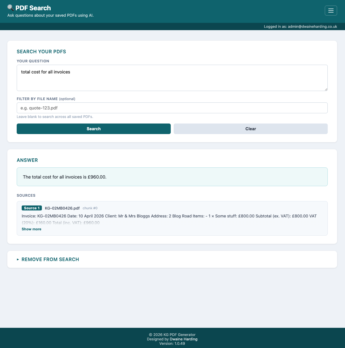 Semantic search